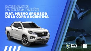 FIAT es sponsor oficial de la Copa Argentina 2026